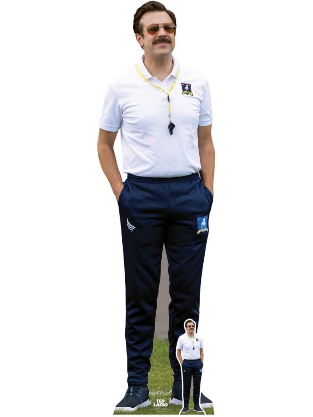 Lifesize Football Manager Cutout | Jason Sudeikis | Fun Home Decor & Gifts